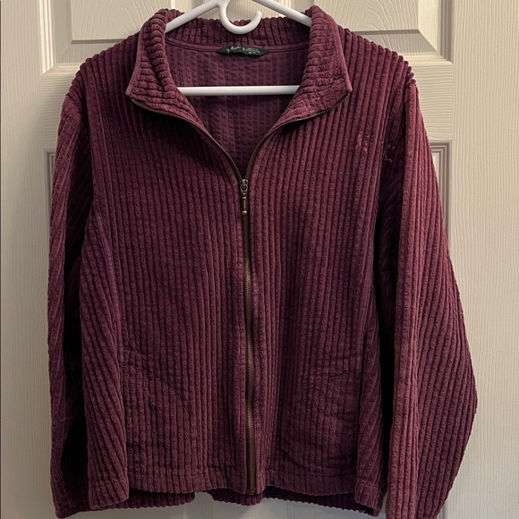 Woolrich Jackets & Blazers - Woolrich Women's Purple Zip Corduroy Jacket XLarge
